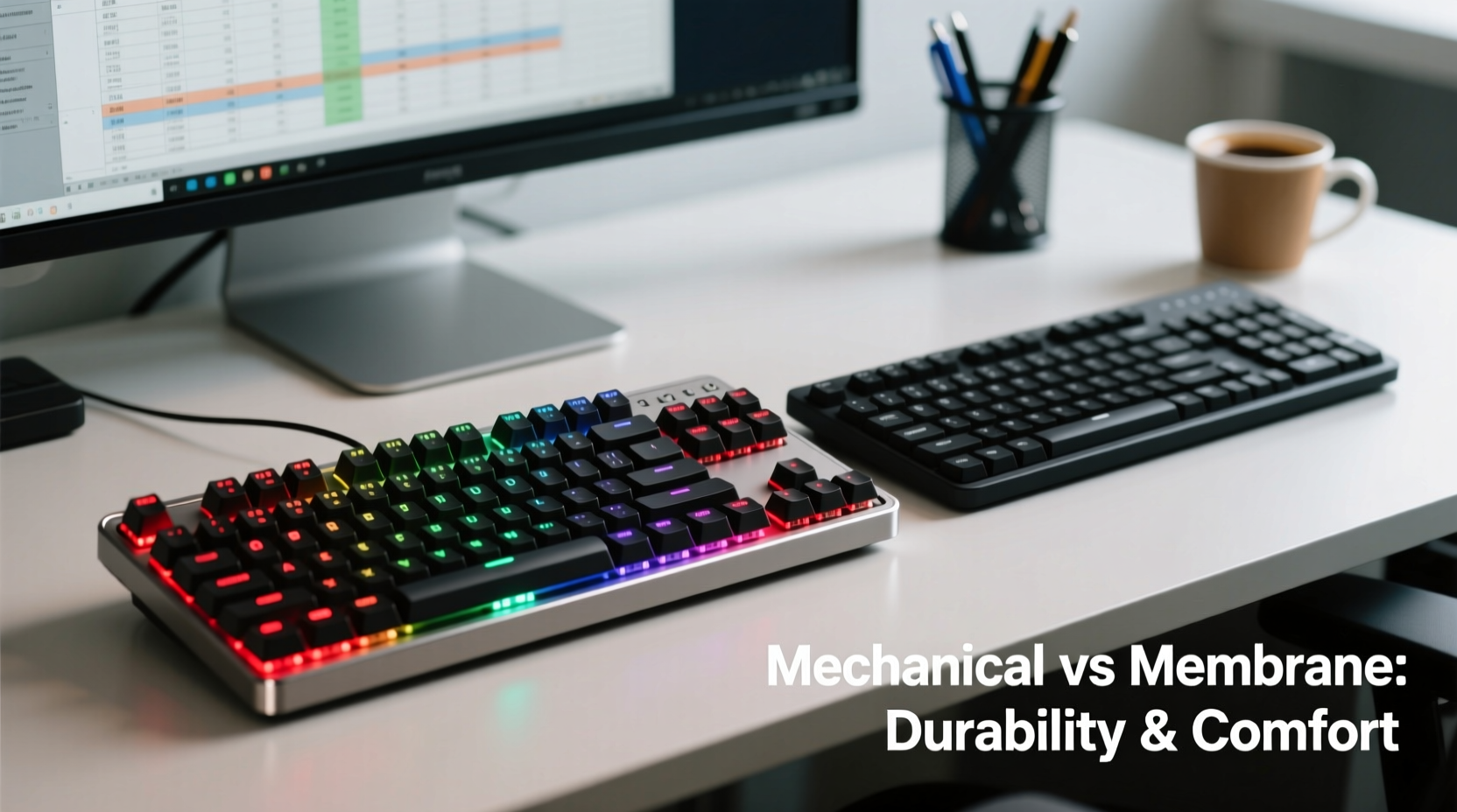 mechanical keyboard vs membrane for office work which lasts longer and feels better