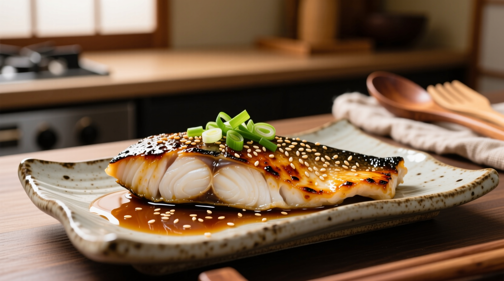 easy broiled miso marinated black cod
