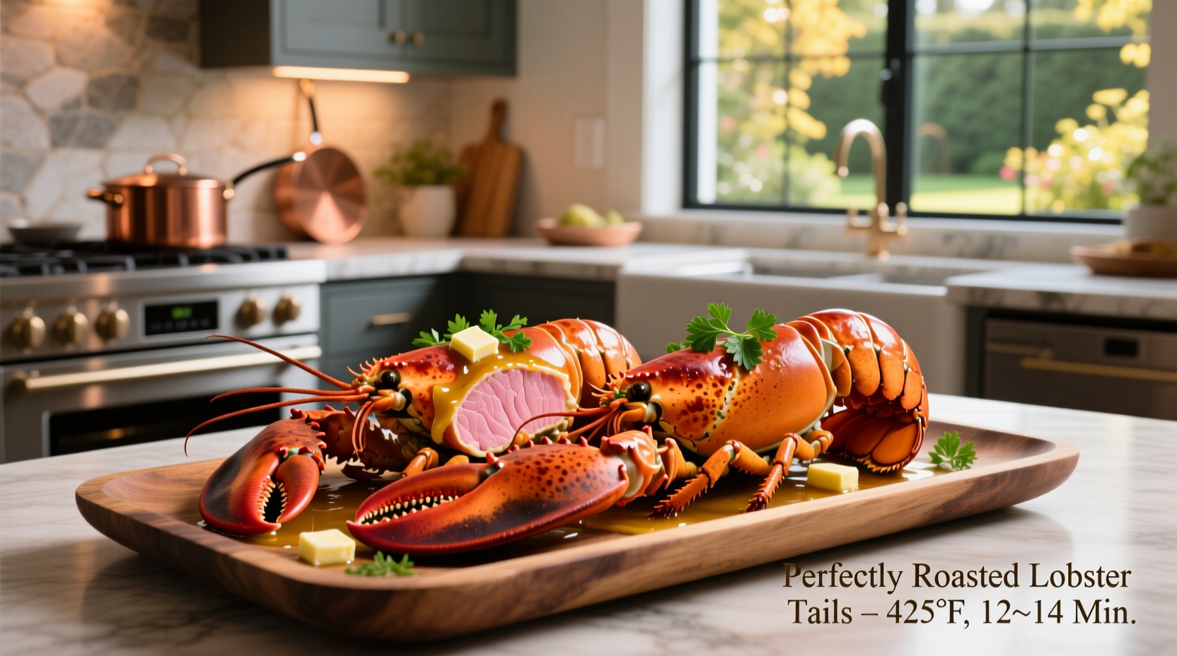 how do you cook lobster tails in the oven