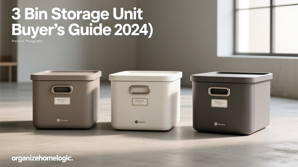 3 Bin Storage Unit Buyer’s Guide (2024)