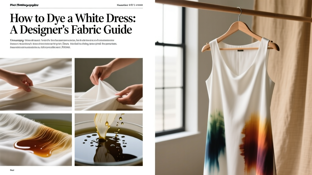 How to Dye a White Dress: A Designer’s Fabric Guide
