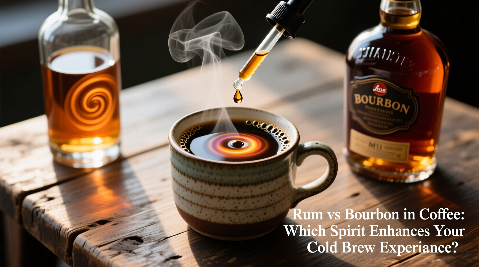 rum vs bourbon in coffee which spirit enhances your cold brew experience