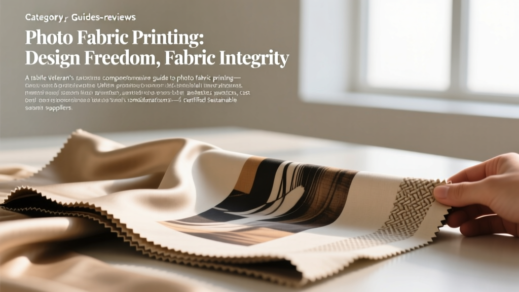 Photo Fabric Printing: Design Freedom, Fabric Integrity