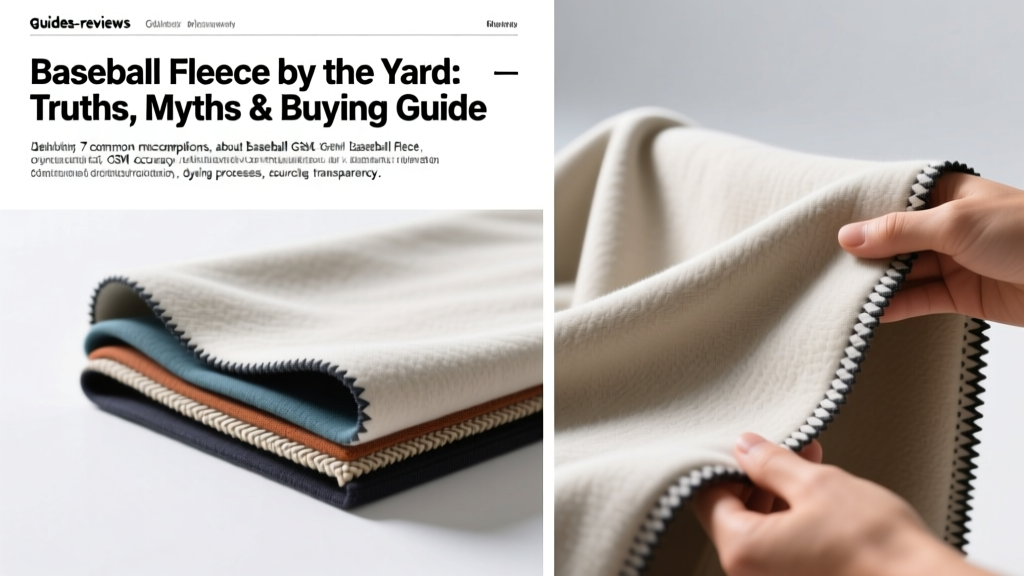 Baseball Fleece by the Yard: Truths, Myths & Buying Guide