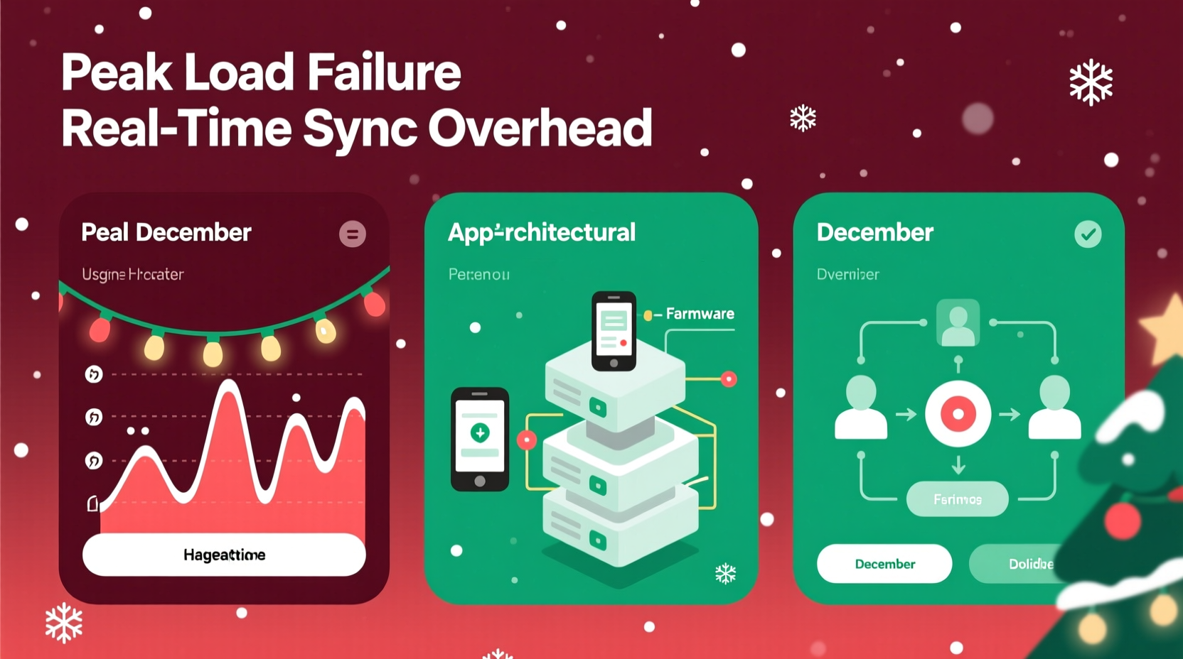 why do some christmas light apps crash during peak december usage