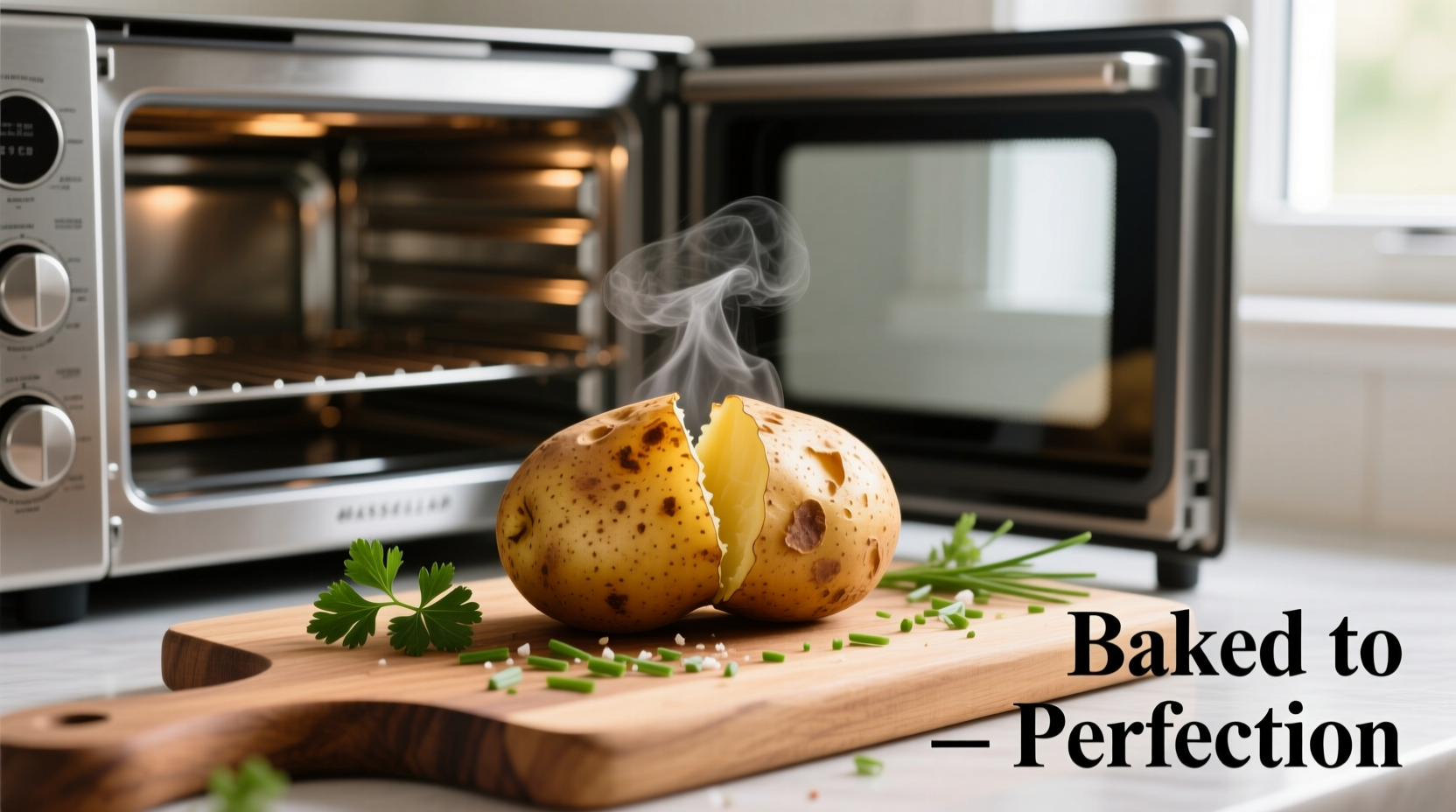 Perfect Toaster Oven Baked Potato: Fast & Crispy Results