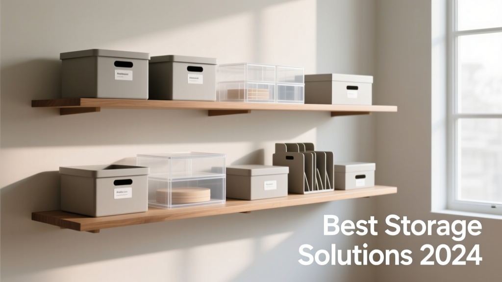 Best Storage Solutions for Shelves: Practical, Space-Saving, and Durable Options Tested and Ranked