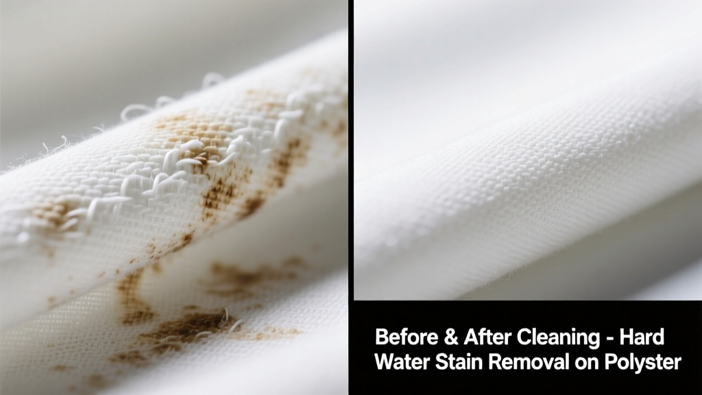 How to Remove Hard Water Stain from Polyester Fabric