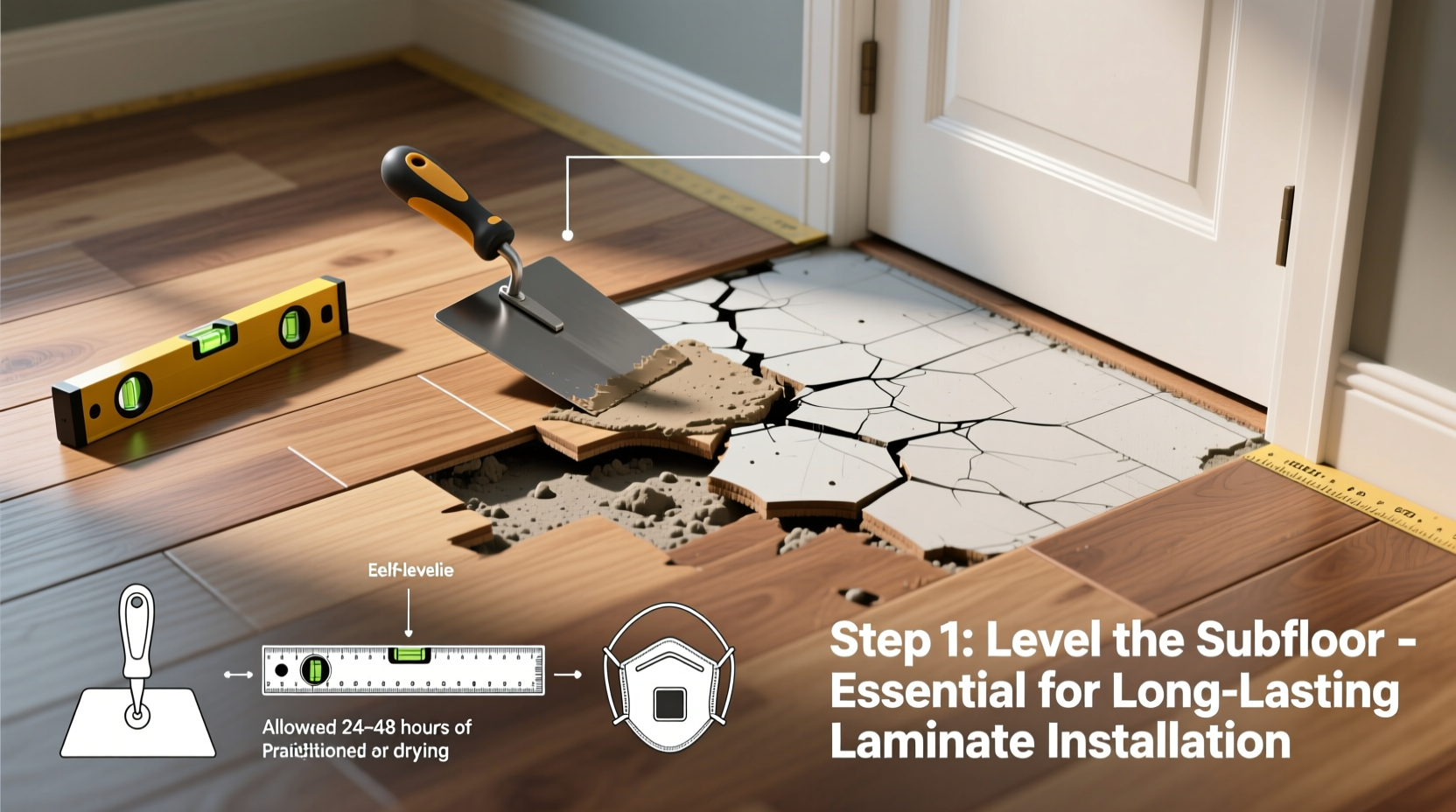 how to fix uneven floor tiles before installing new laminate flooring