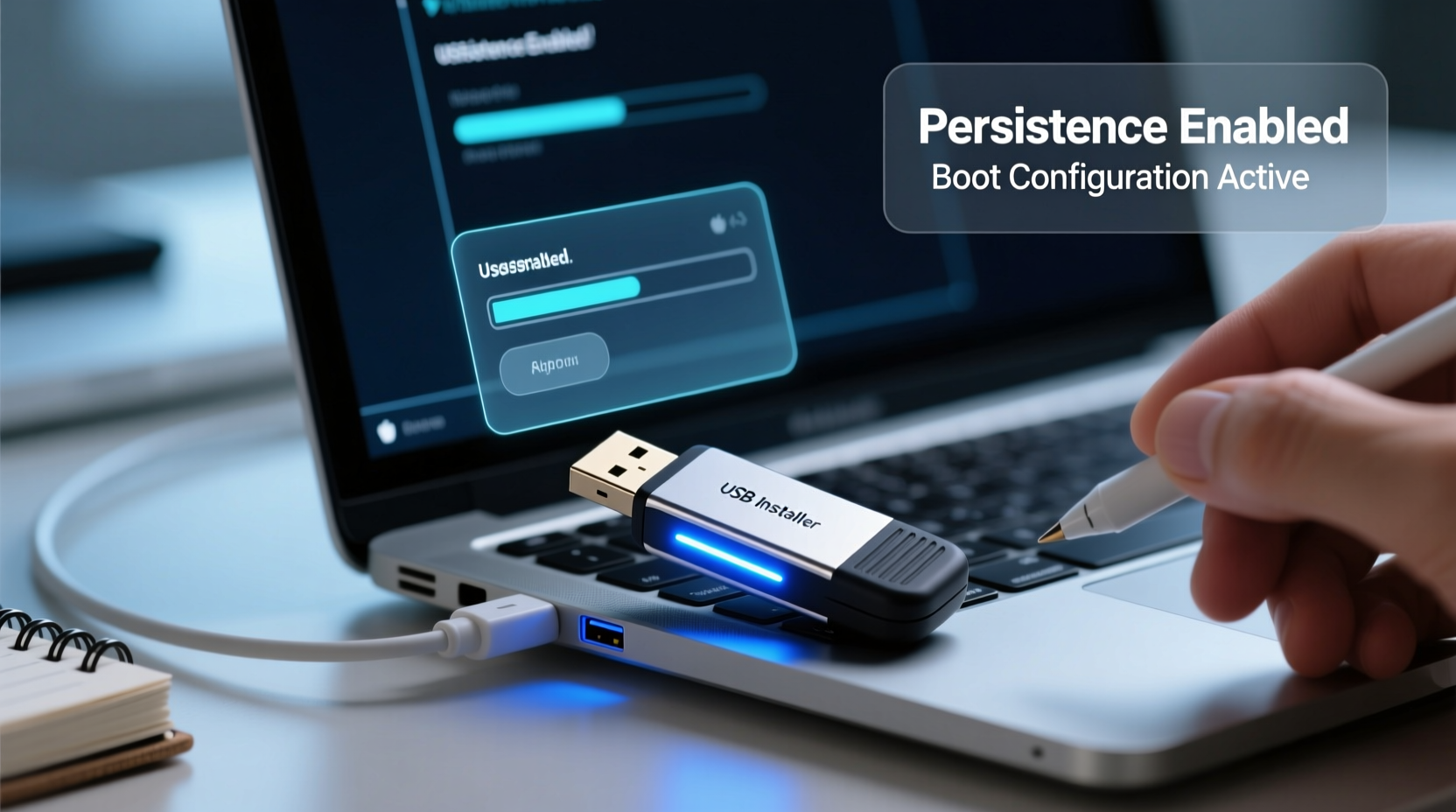 universal usb installer makes a persistent thumb drive