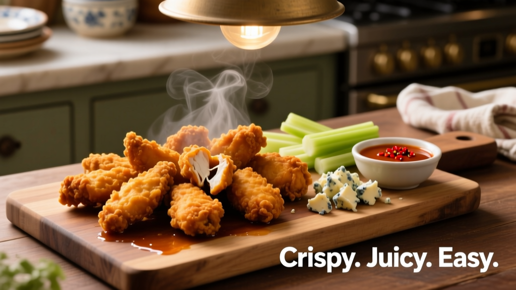 Crispy Air Fryer Buffalo Chicken Tenders
