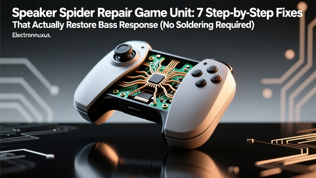 Speaker Spider Repair Game Unit: 7 Step-by-Step Fixes That Actually Restore Bass Response (No Soldering Required)