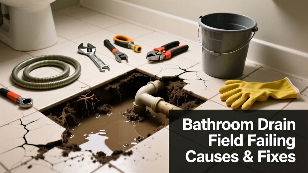 Bathroom Drain Field Failing: Causes & Fixes