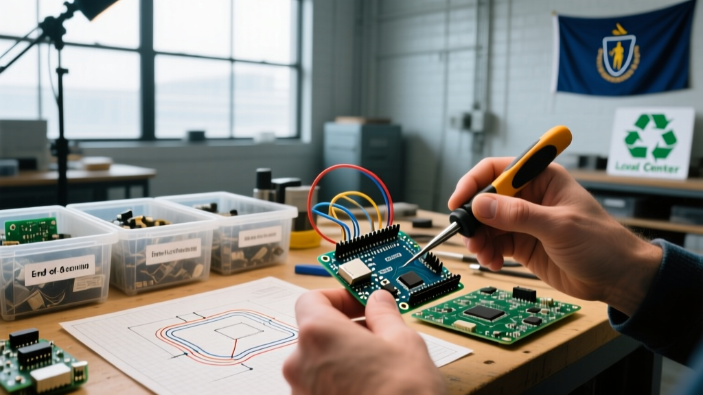 Managing End of Life Electronic Components in Massachusetts