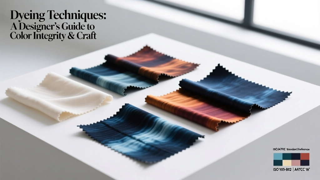 Dyeing Techniques: A Designer’s Guide to Color Integrity & Craft