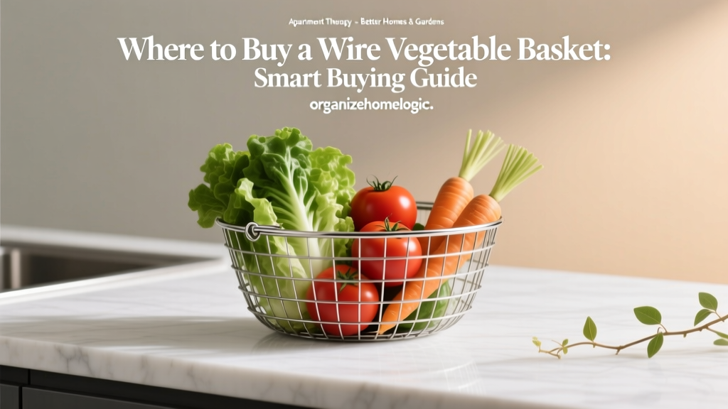 Where to Buy a Wire Vegetable Basket: Smart Buying Guide