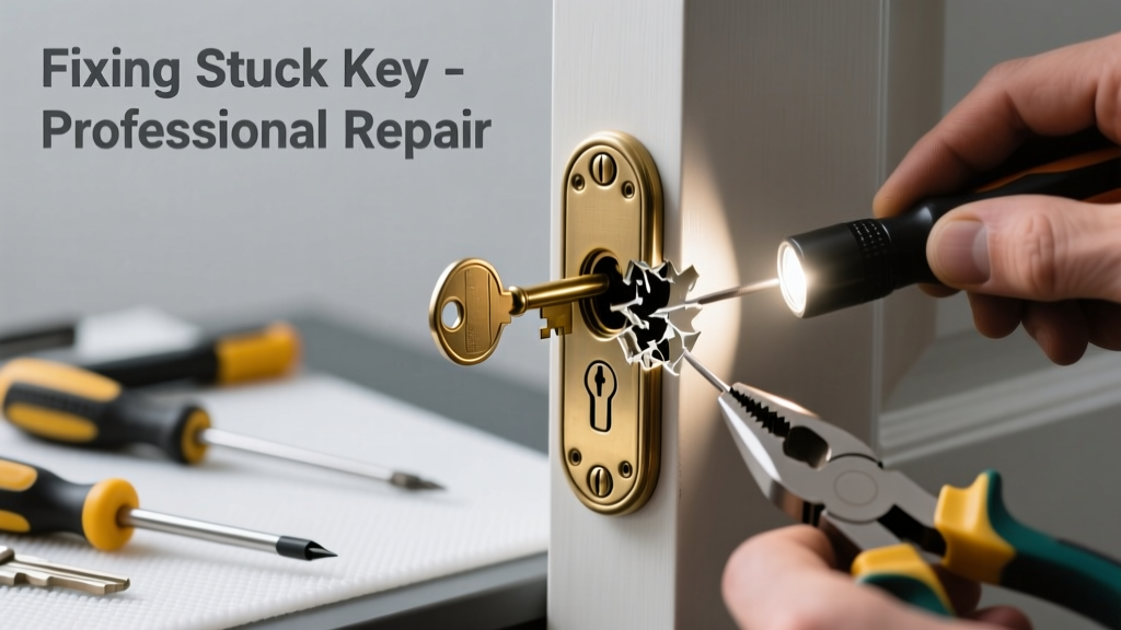 Fix a Broken Door Key Stuck in the Lock