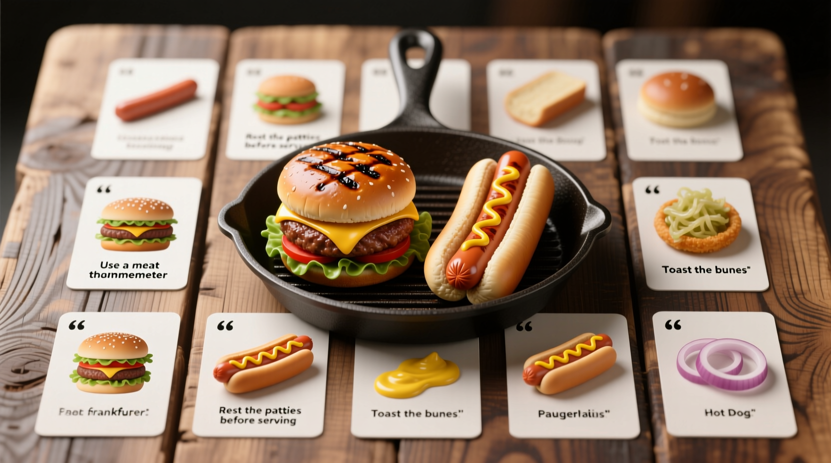 top 10 tips for cooking the perfect burgers and hot dog