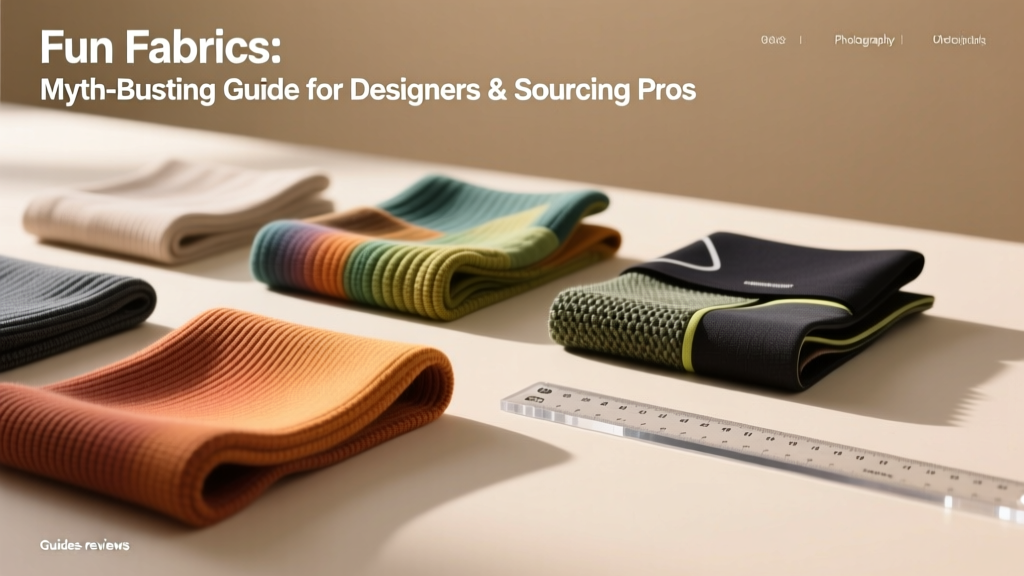 Fun Fabrics: Myth-Busting Guide for Designers & Sourcing Pros