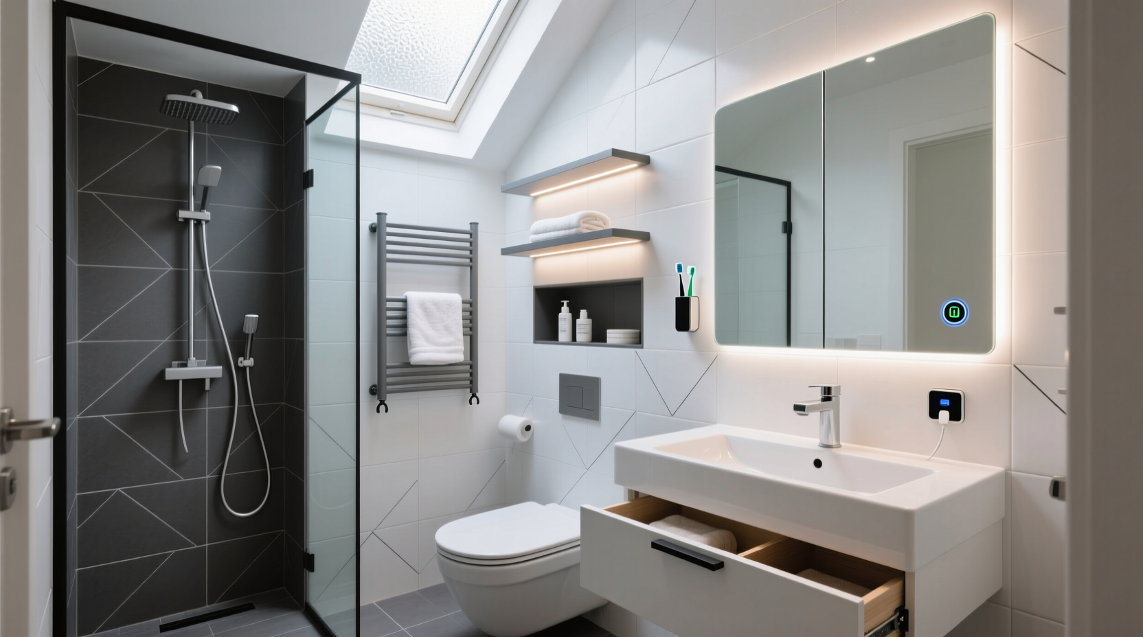 how to organize a tiny bathroom with zero counter space smart hacks