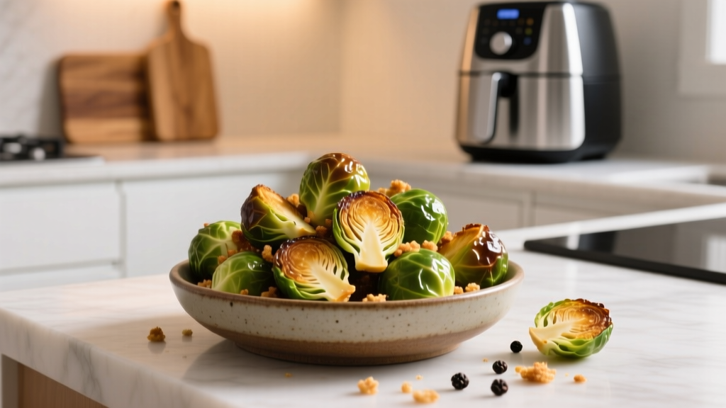 Crispy Air Fryer Brussels Sprouts (Easy & Foolproof)
