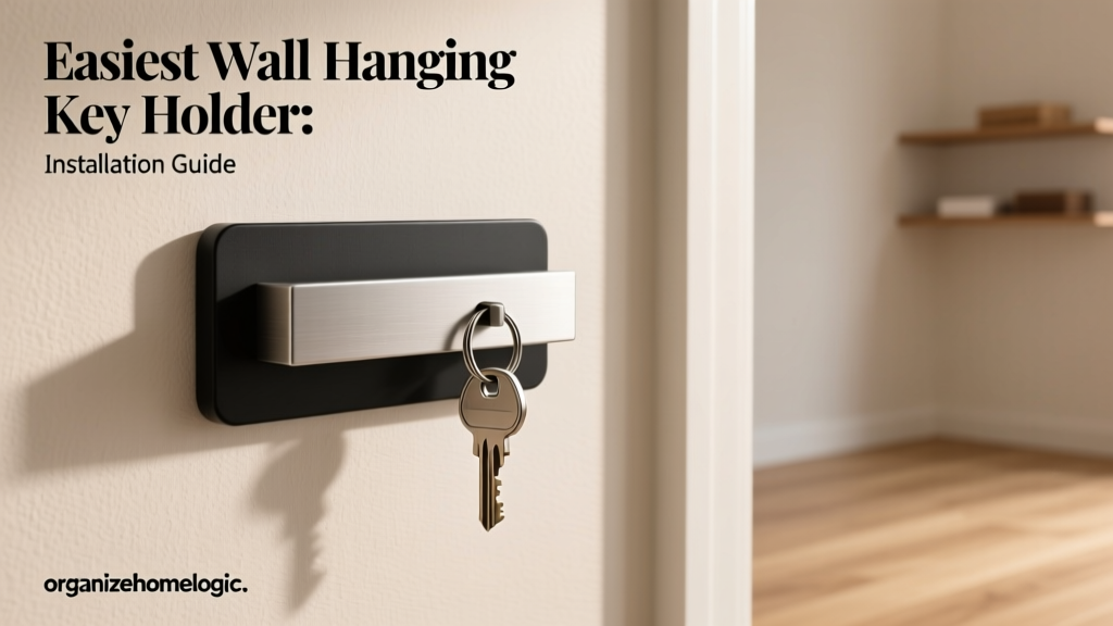 Easiest Wall Hanging Key Holder: Installation Guide