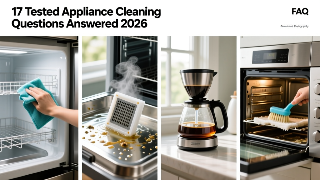 17 Tested Appliance Cleaning Questions Answered 2026