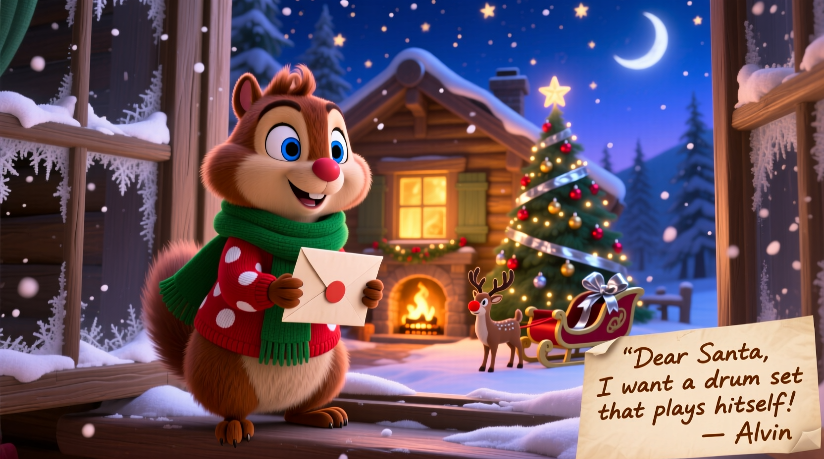 what did alvin the chipmunk want for christmas