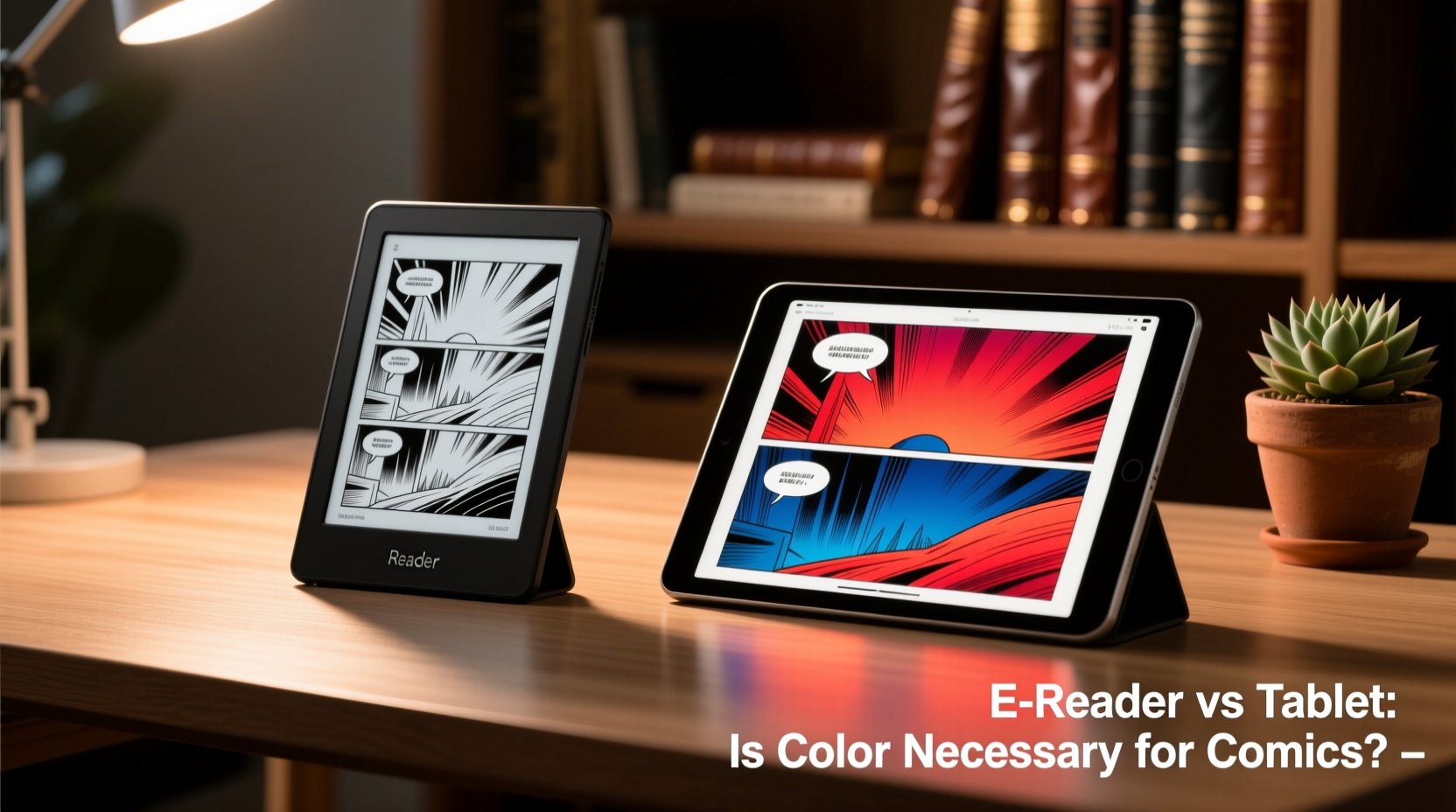 ereader vs tablet for reading comics is the color screen necessary