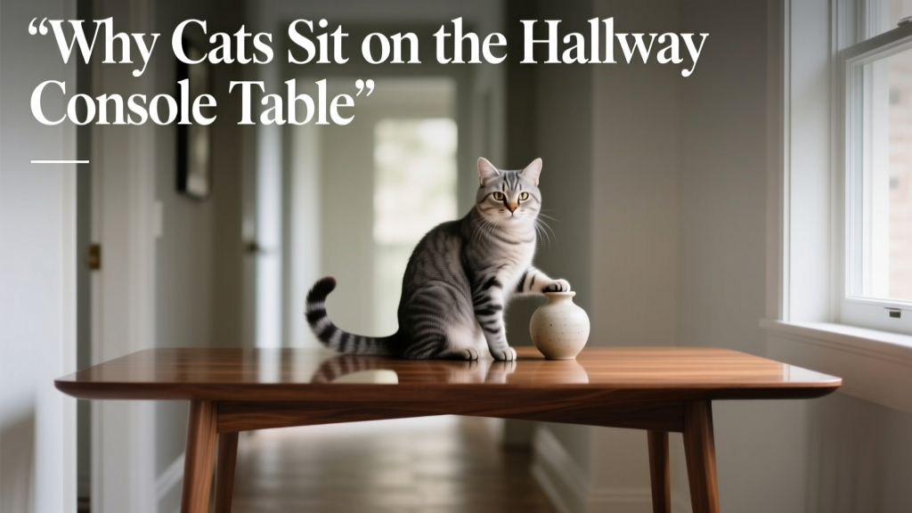 Why Cats Sit on the Hallway Console Table