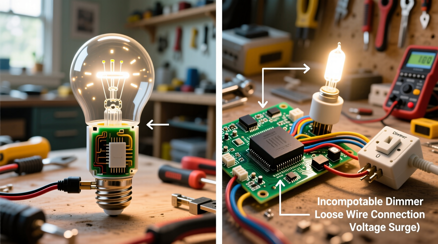 Why Do LED Bulbs Flicker And How To Stop It Without Calling An Electrician
