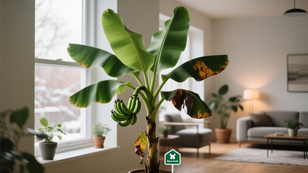 Indoor Banana Plant Dormancy: A Pet-Safe Guide