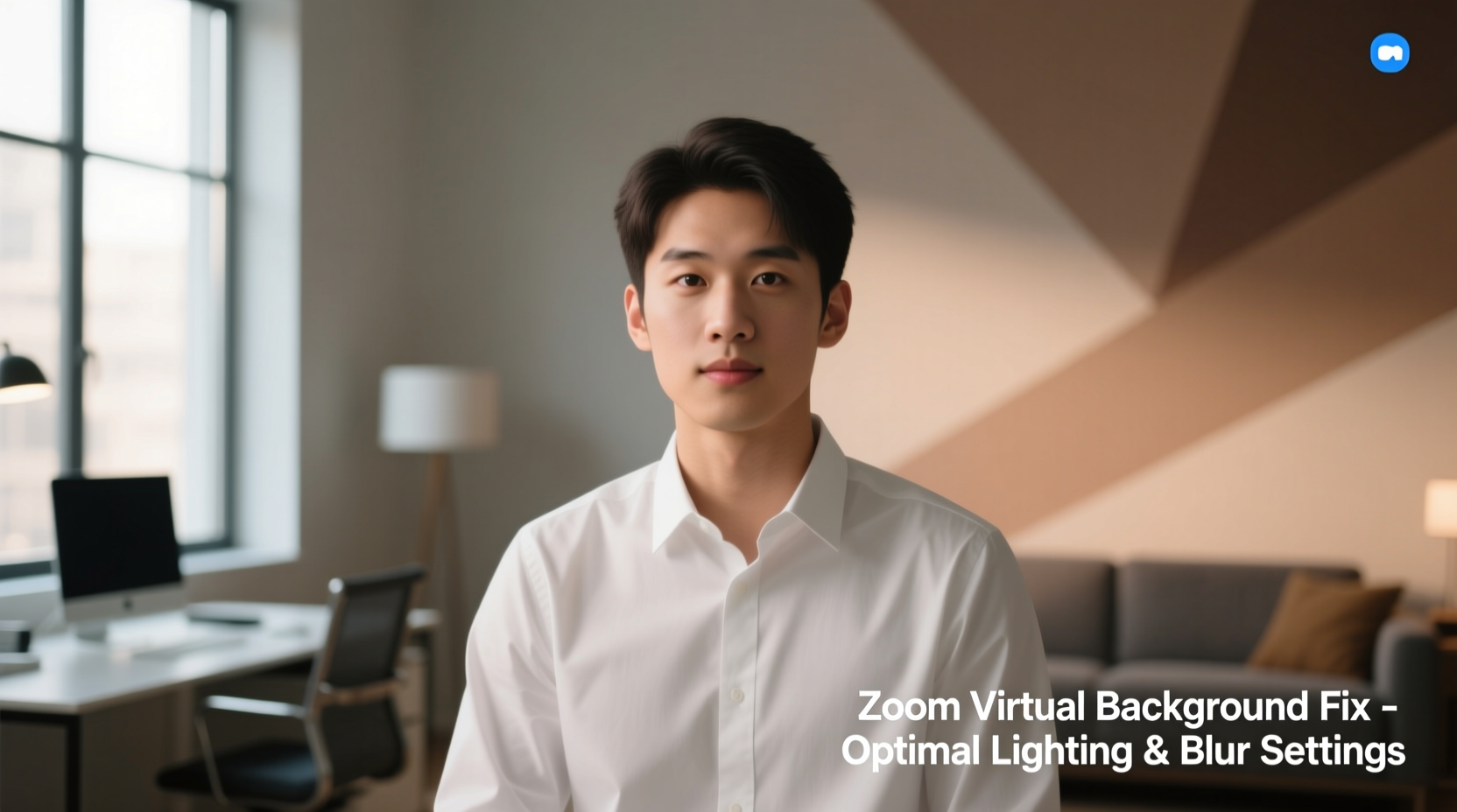 virtual background glitches on zoom how to fix lighting and blur issues