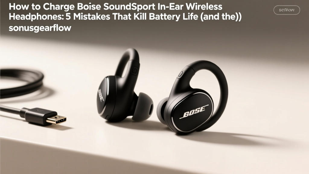 Bose SoundSport Charging: 5 Mistakes & 3-Min Routine (2026)