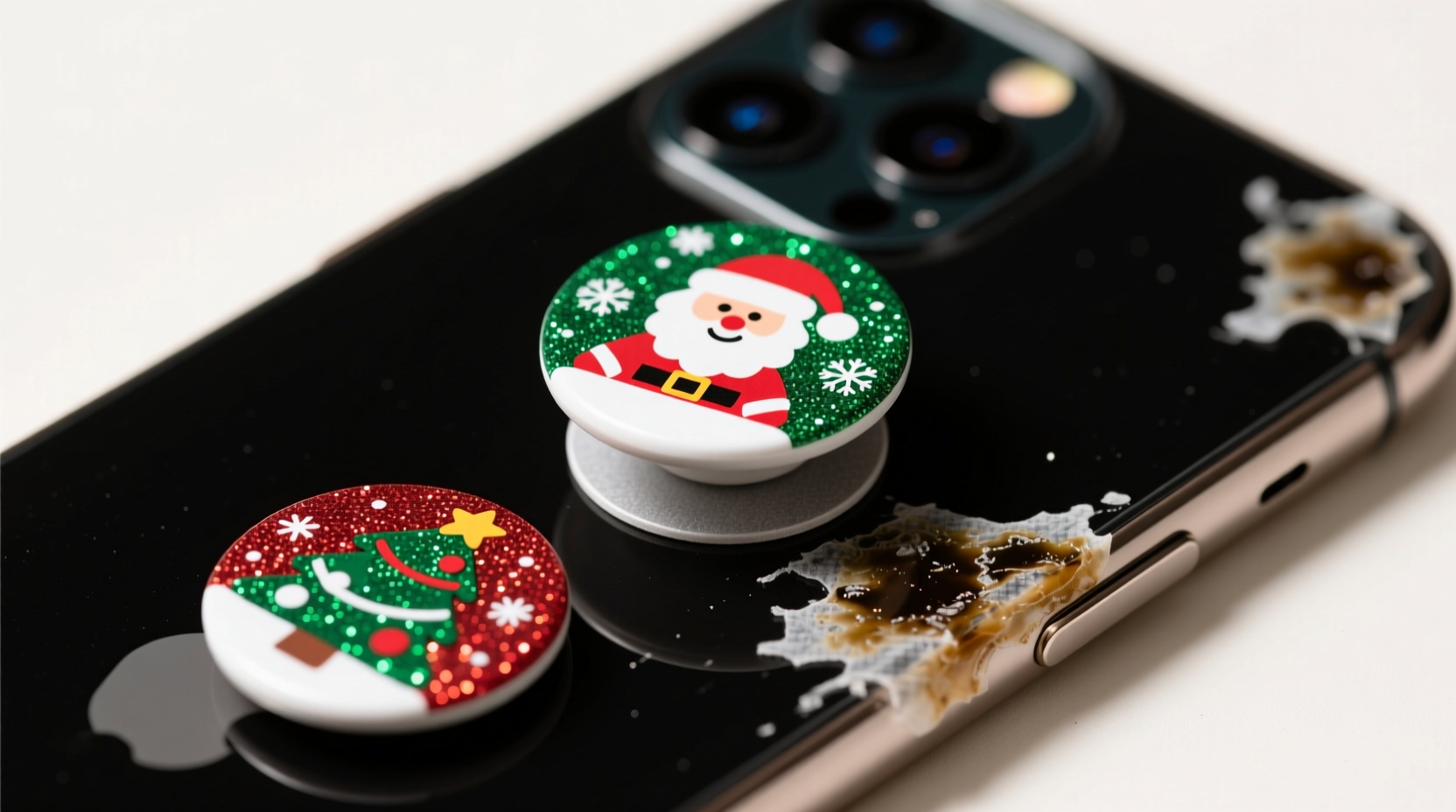 are pop sockets with christmas themes easy to remove later without residue