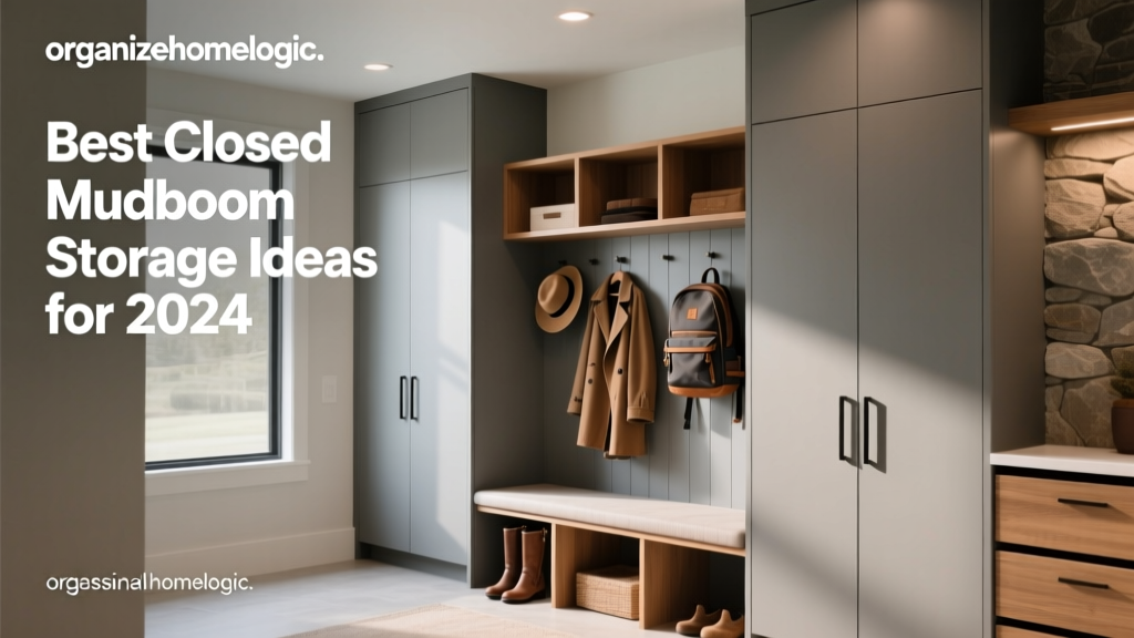 Best Closed Mudroom Storage Ideas for 2024