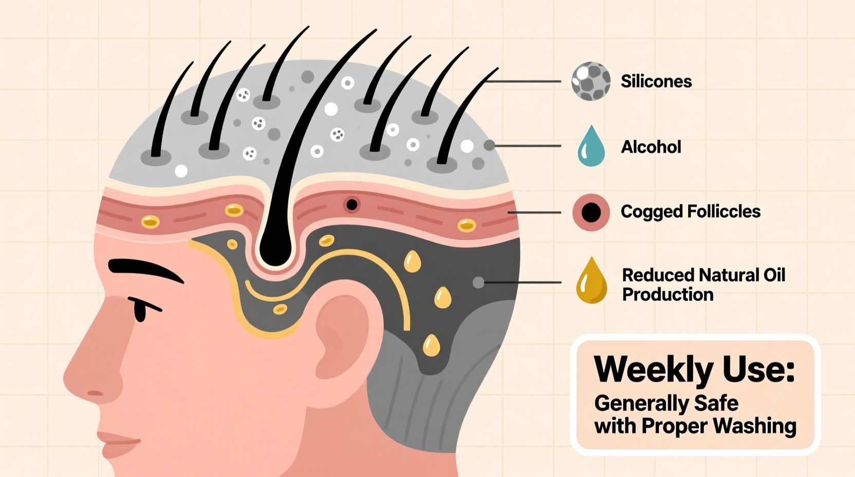 is dry shampoo actually bad for your scalp if used weekly