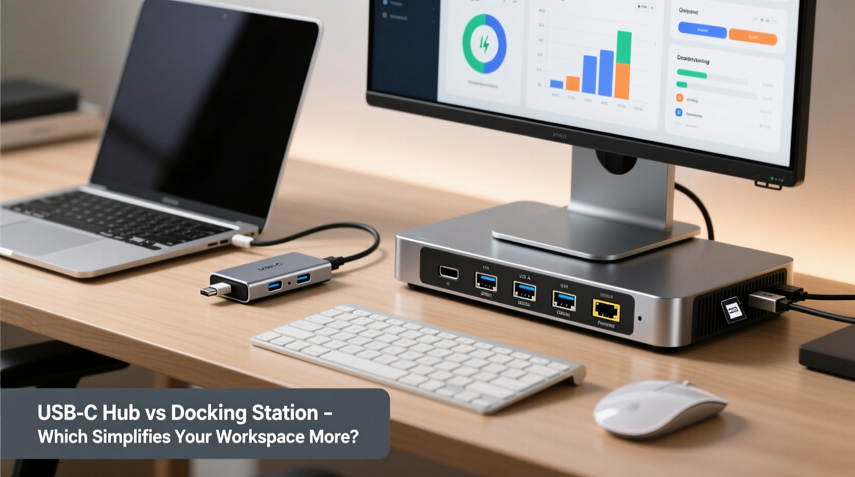usb c hub vs docking station which simplifies your workspace more