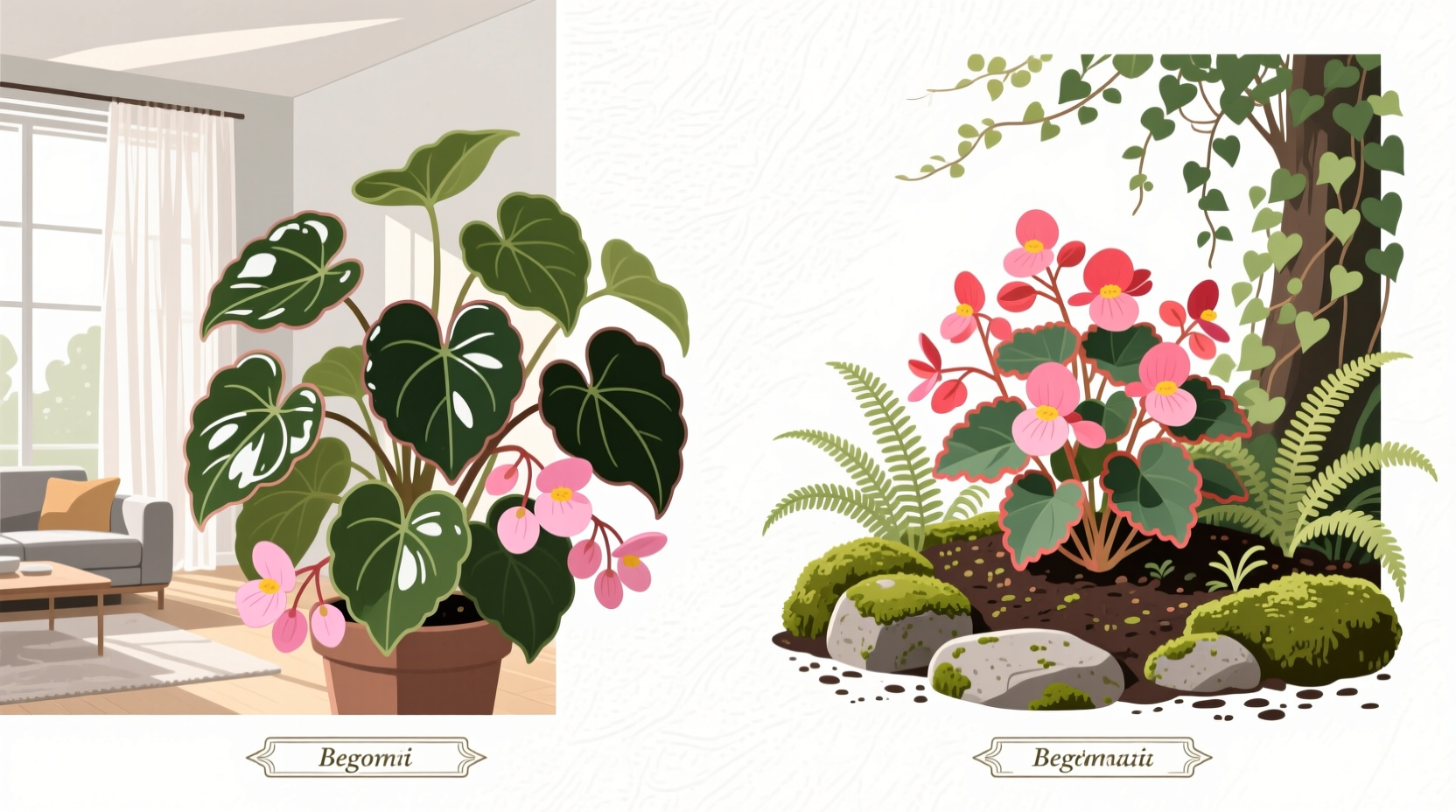 are begonias indoor or outdoor plants