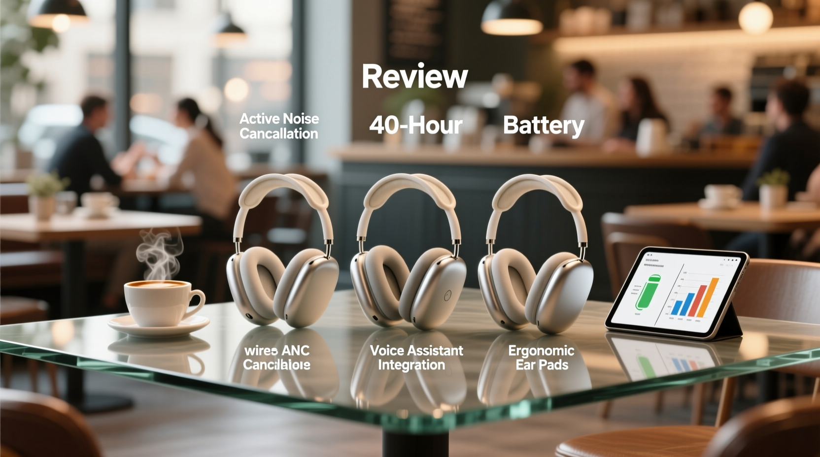 how to choose noise canceling headphones for working in noisy cafes