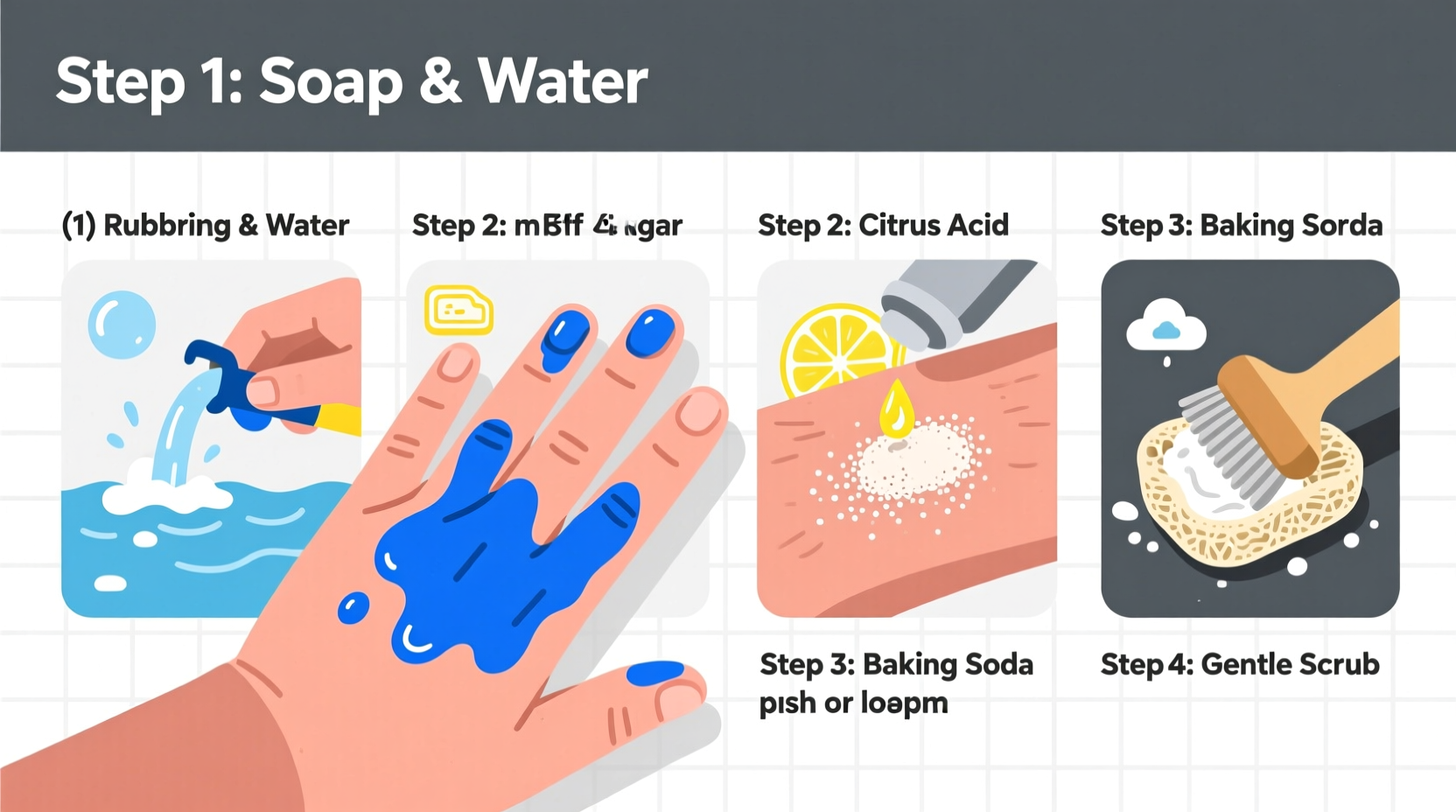 how to get food coloring off your hands