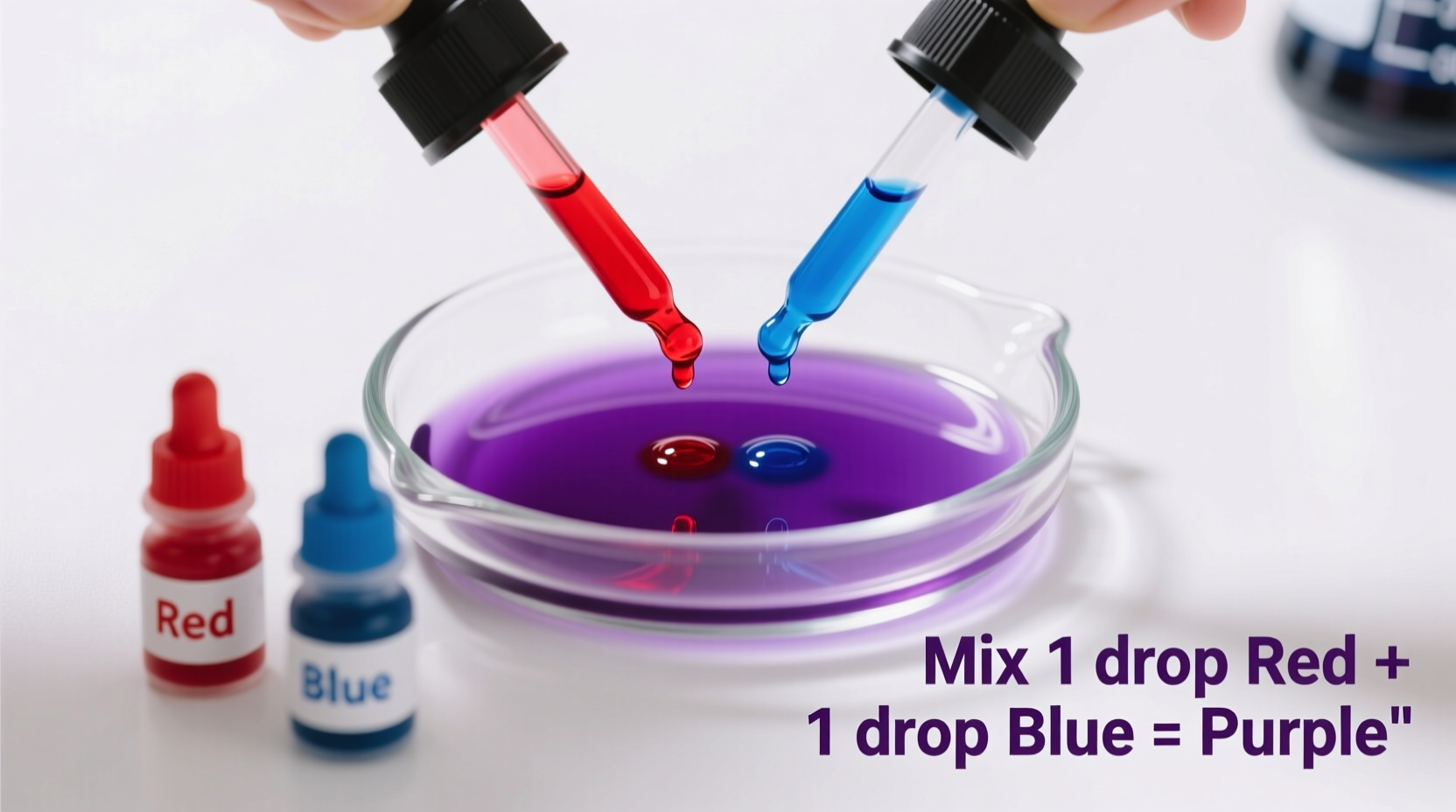 how do i make purple with food coloring