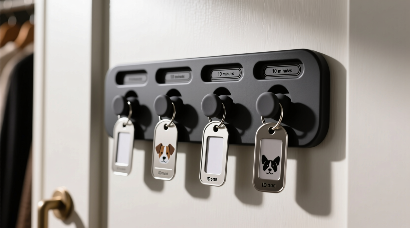 closet organization tips pet id tag holders without drilling