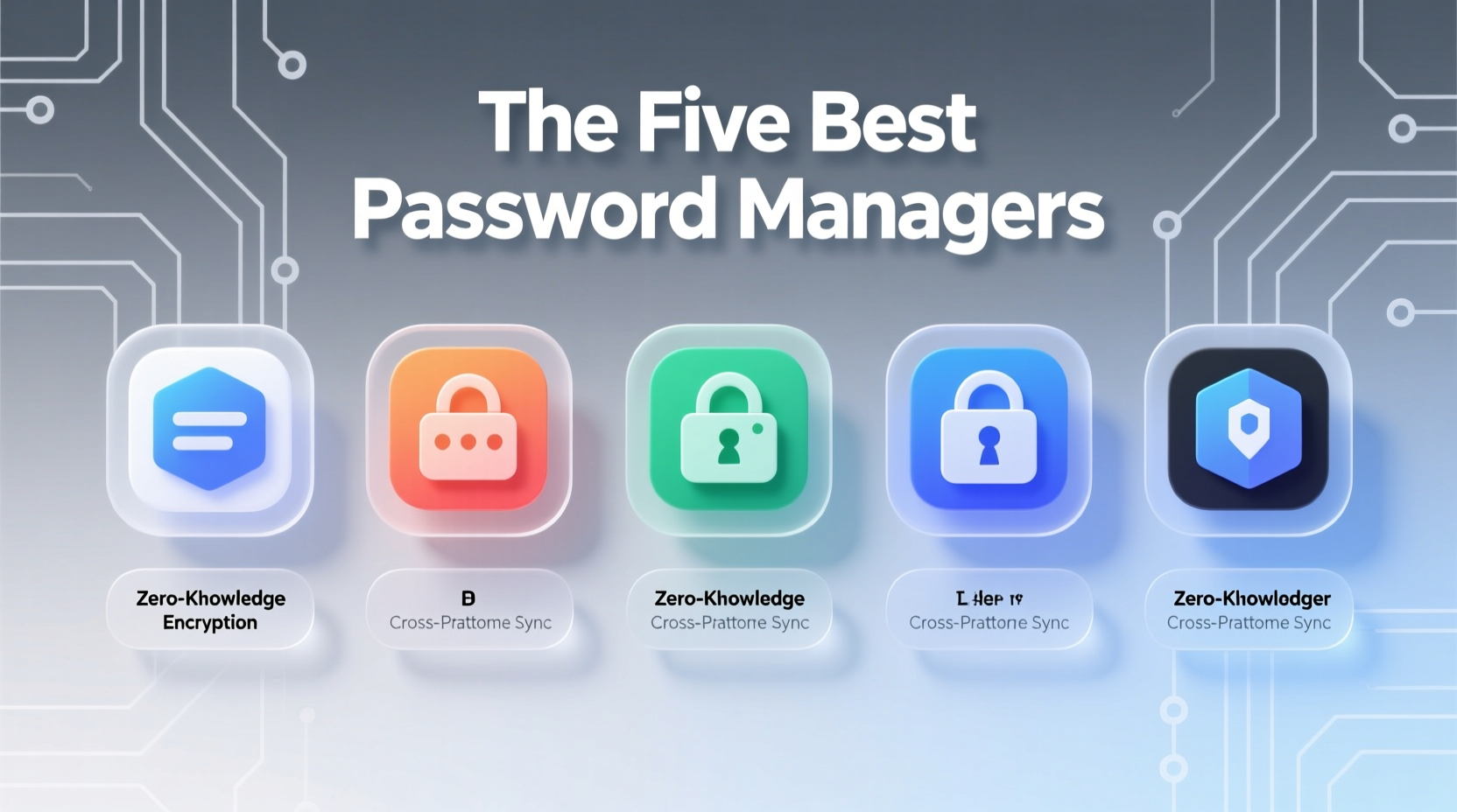 the five best password managers