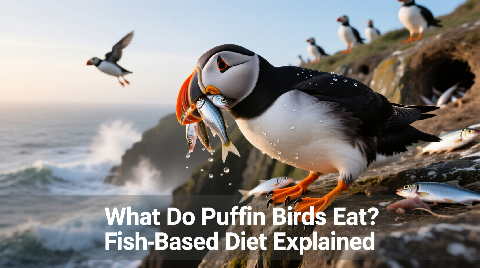 what do puffin birds eat