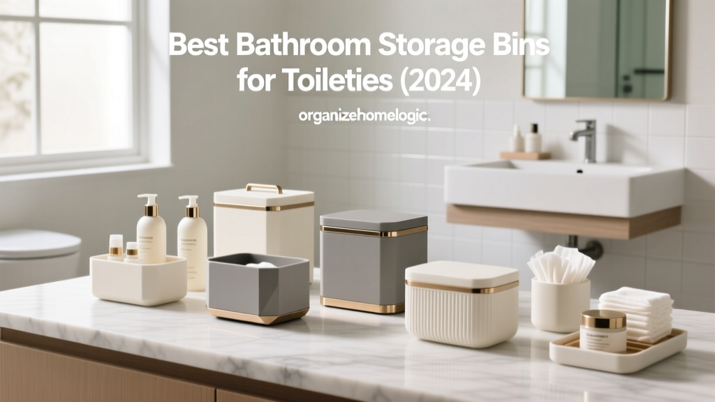 Best Bathroom Storage Bins for Toiletries (2024)
