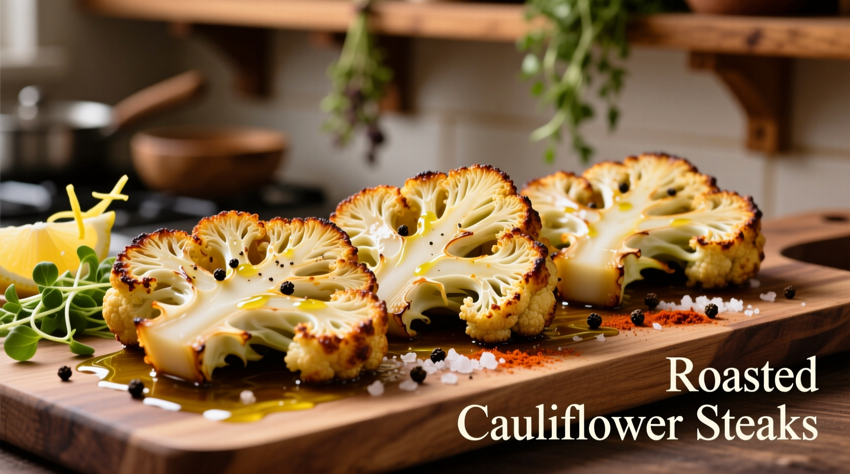 Perfect Roasted Cauliflower Steaks Recipe in 30 Minutes