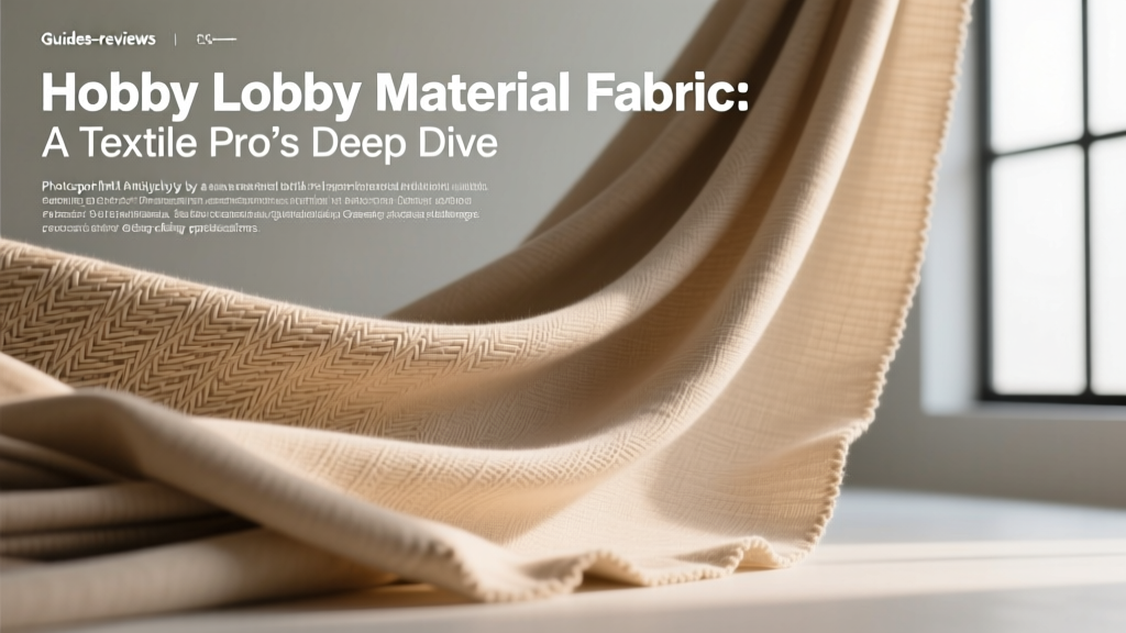 Hobby Lobby Material Fabric: A Textile Pro’s Deep Dive