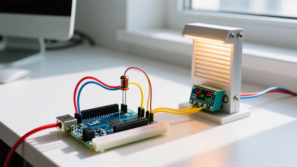 Real-World Automation: Using an LDR in Arduino for Smart Shades