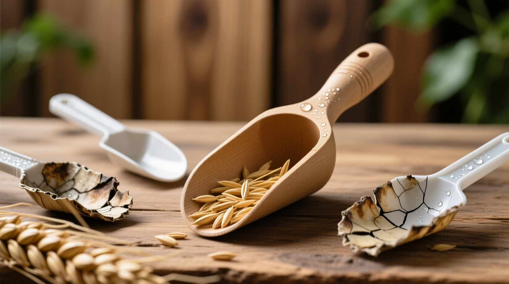 eco friendly cleaning tips wheat straw vs compostable scoops